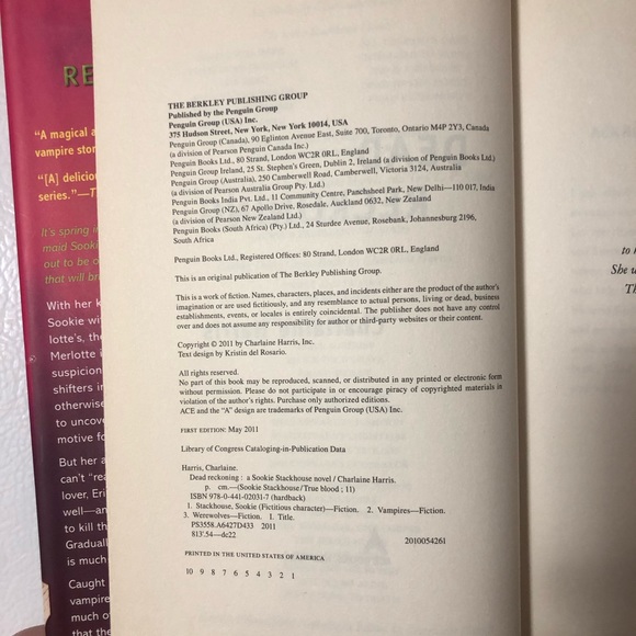 True Blood Charlaine Harris Sookie 3 Books Deadlocked Dead Ever After, Reckoning - Picture 5 of 14